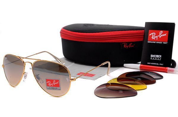 Ray Ban Pilot High-Class Slim Warm-Toned