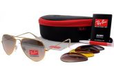 Ray Ban Pilot High-Class Slim Warm-Toned